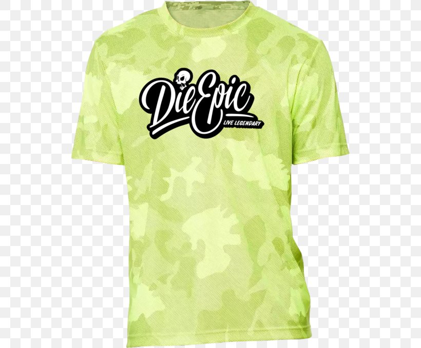 T-shirt Clothing Jersey Sleeve, PNG, 542x679px, Tshirt, Active Shirt, Brand, Clothing, Green Download Free