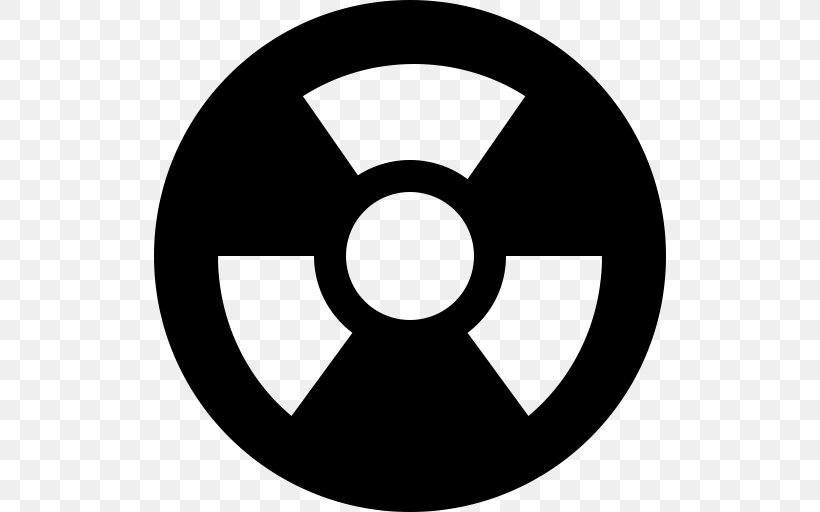 Radioactive Decay, PNG, 512x512px, Radioactive Decay, Area, Atom Energiyasi, Black And White, Button Download Free