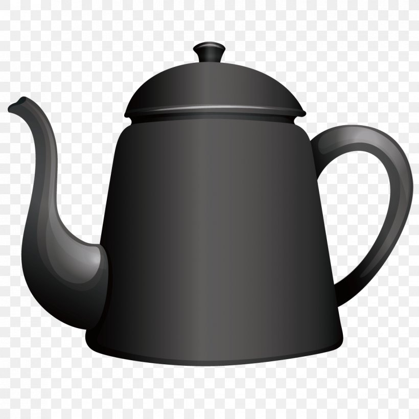 Kettle Royalty-free Teapot Illustration, PNG, 1134x1134px, Kettle, Black And White, Cup, Drawing, Electric Kettle Download Free