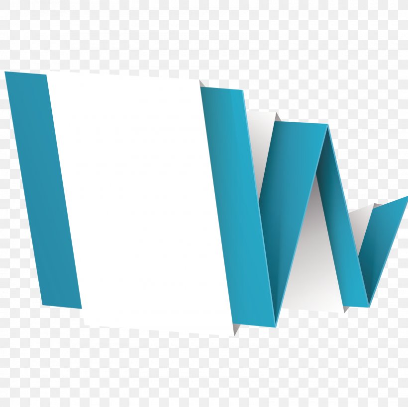Vector Paper Folding Banners, PNG, 1600x1600px, Aqua, Azure, Blue, Brand, Logo Download Free