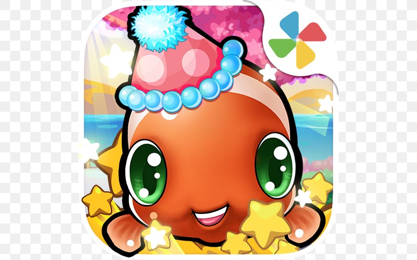 HappyFish Happy Street Tap Fish Android Popular Game, PNG, 512x512px, Happy Street, Android, Aquarium, Art, Cartoon Download Free
