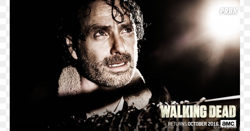 Andrew Lincoln The Walking Dead Rick Grimes Carl Grimes Michonne, PNG, 950x500px, Andrew Lincoln, Album Cover, Amc, Beard, Carl Grimes Download Free