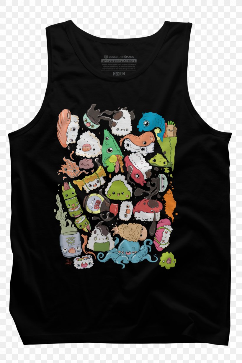 Printed T-shirt Hoodie Sushi, PNG, 1200x1800px, Tshirt, Bar, Black, Bluza, Brand Download Free
