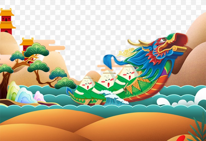 Zongzi Dragon Boat Festival U7aefu5348 Poster, PNG, 4087x2798px, Zongzi, Advertising, Art, Bateaudragon, Cartoon Download Free