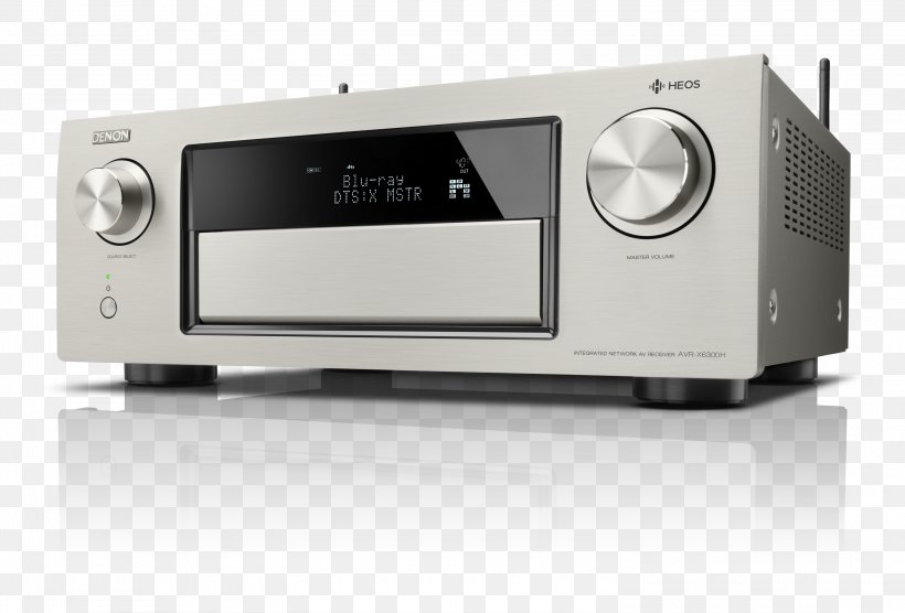 AV Receiver Denon AVR X6400H Home Theater Systems Dolby Atmos, PNG, 3000x2037px, 3d Audio Effect, Av Receiver, Amplifier, Audio Equipment, Audio Receiver Download Free