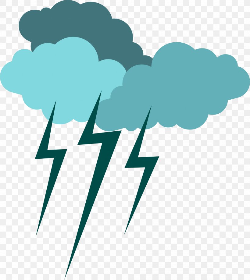 Blue Flat Lightning Weather Icon, PNG, 1918x2151px, Lightning, Aqua, Blue, Clip Art, Cloud Download Free