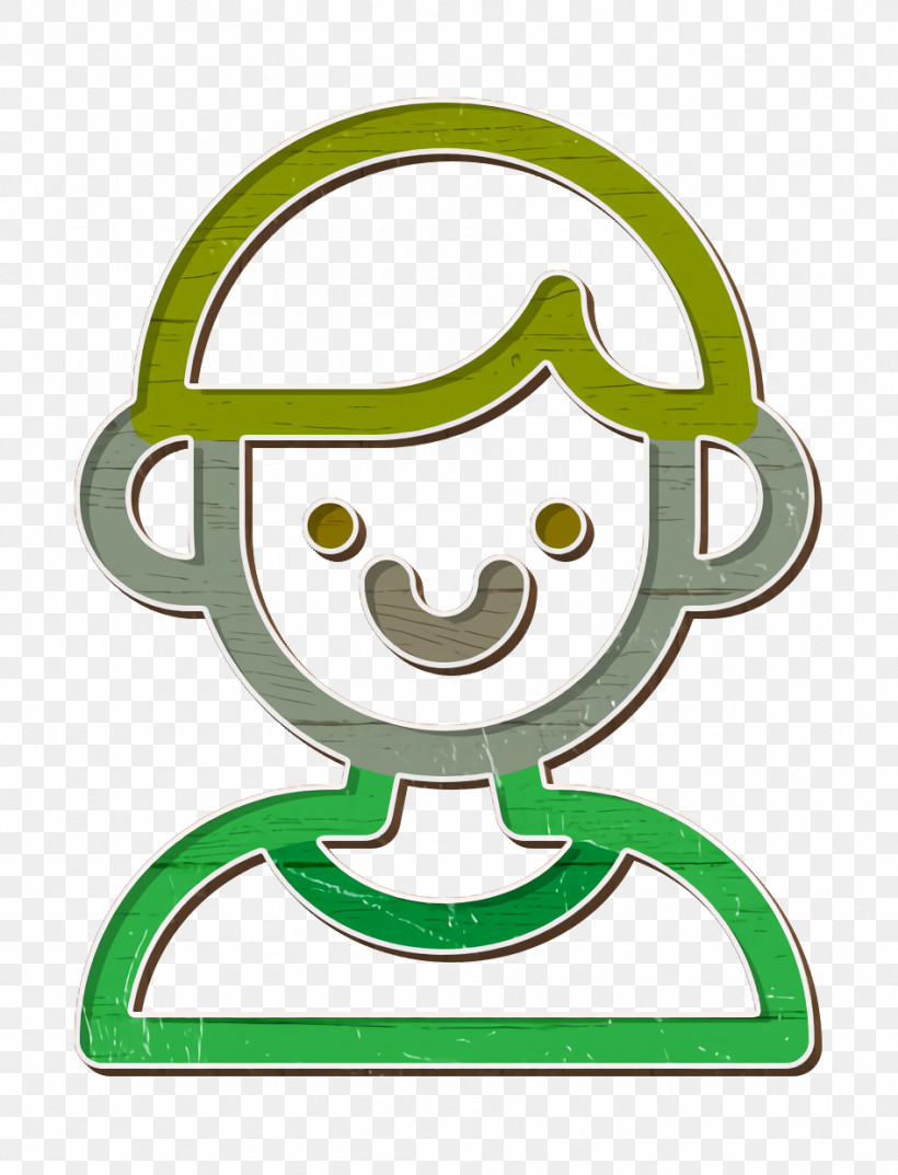Boy Icon Kindergarten Icon, PNG, 946x1238px, Boy Icon, Cartoon, Green, Kindergarten Icon, Smile Download Free