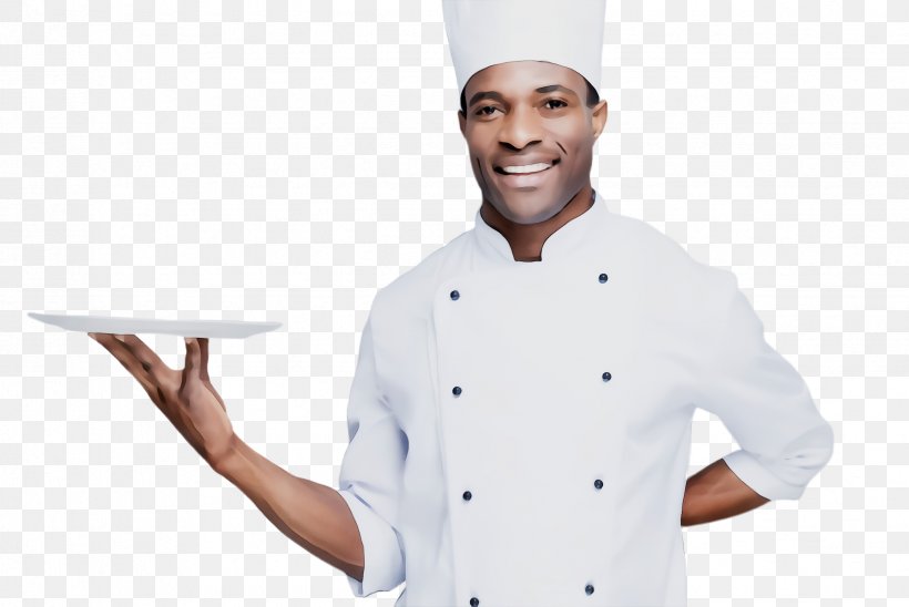Cook Chef's Uniform Chef Chief Cook Uniform, PNG, 2448x1636px, Watercolor, Baker, Chef, Chefs Uniform, Chief Cook Download Free