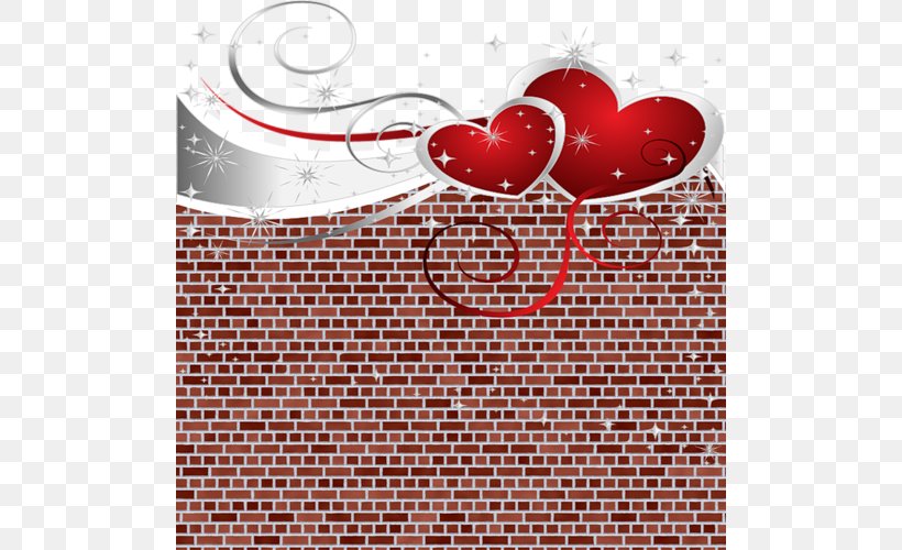 Heart Euclidean Vector Wall Gratis, PNG, 500x500px, Heart, Brick, Designer, Gratis, Love Download Free
