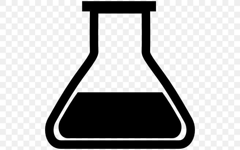 Laboratory Flasks Chemistry Chemical Substance, PNG, 512x512px, Laboratory Flasks, Analytical Chemistry, Area, Beaker, Black Download Free