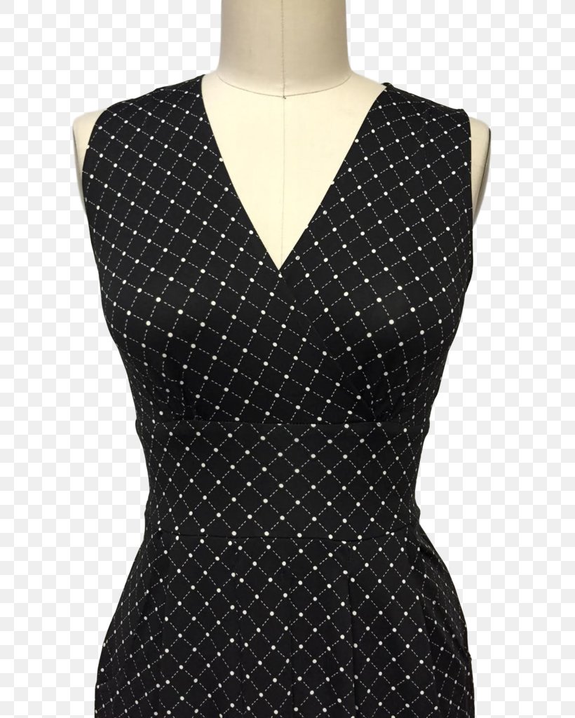 Polka Dot Little Black Dress Neck, PNG, 768x1024px, Polka Dot, Black, Black M, Day Dress, Dress Download Free