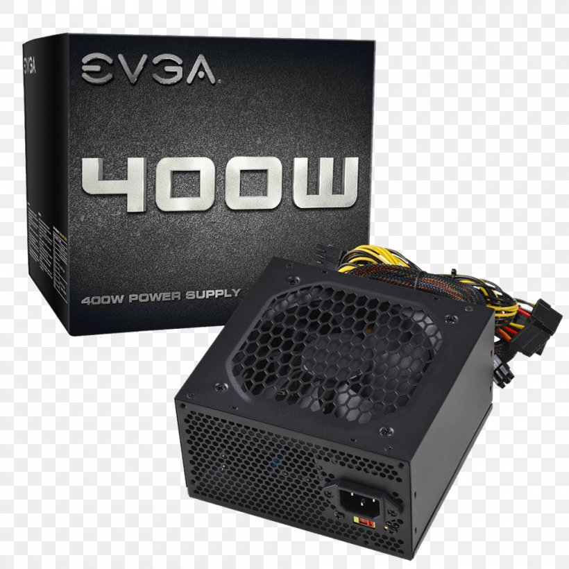 Power Supply Unit Power Converters EVGA Corporation Personal Computer Desktop Computers, PNG, 1000x1000px, Power Supply Unit, Alternating Current, Atx, Computer, Computer Component Download Free