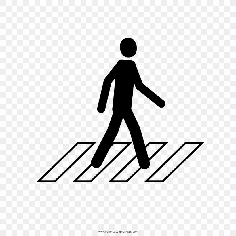Drawing Pedestrian Crossing Coloring Book, PNG, 1000x1000px, Drawing, Area, Arm, Ausmalbild, Black Download Free