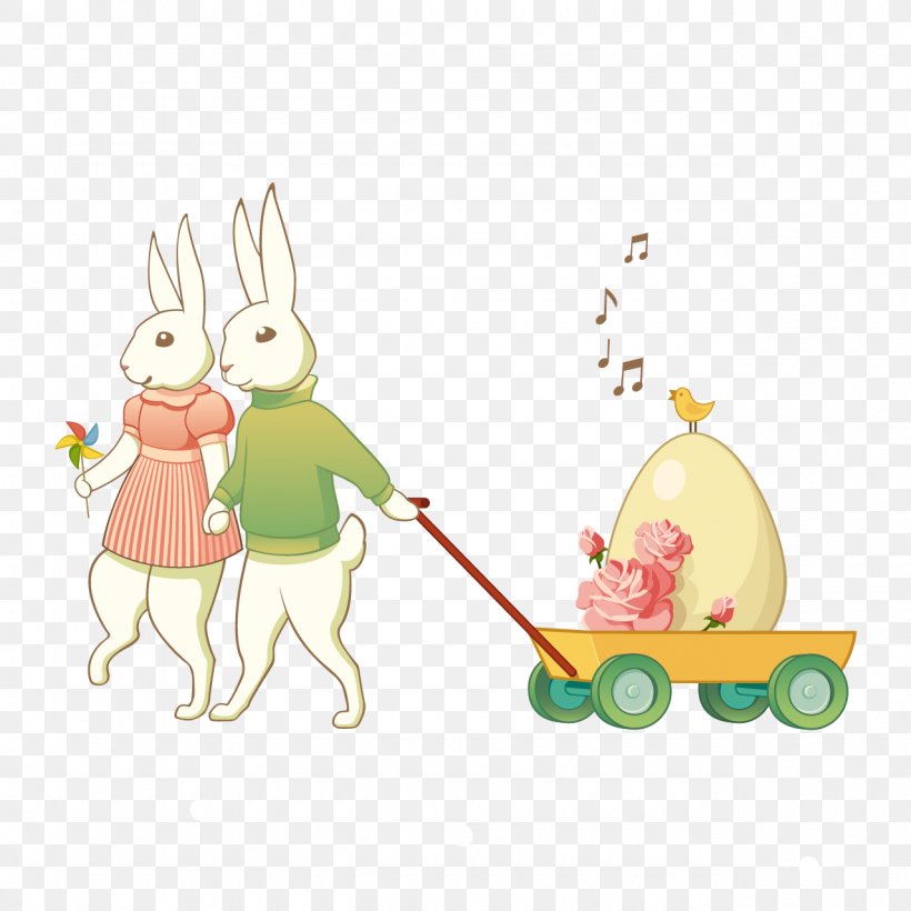 Easter Bunny European Rabbit Vector Graphics, PNG, 1280x1280px, Easter Bunny, Art, Christmas Day, Easter, Easter Egg Download Free