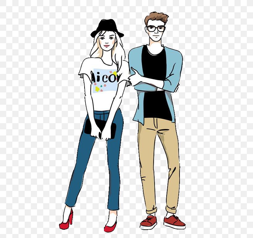 Fashion Cartoon Illustration, PNG, 800x773px, Watercolor, Cartoon, Flower, Frame, Heart Download Free
