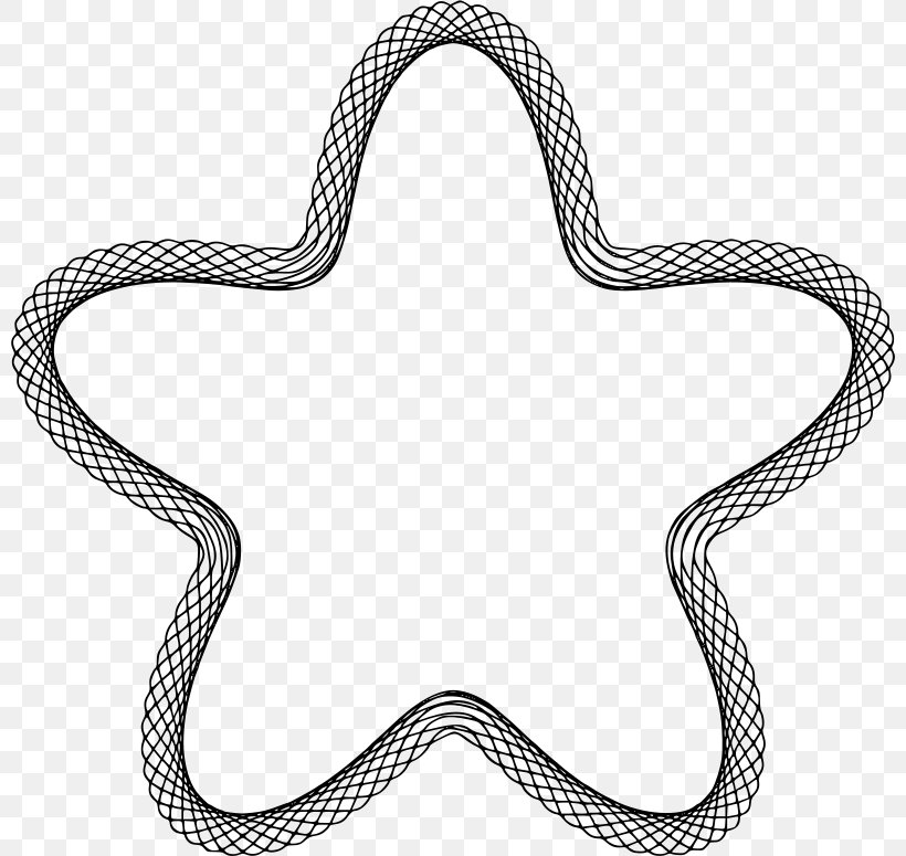 Hypocycloid Roulette Line Spirograph, PNG, 800x775px, Hypocycloid, Black And White, Body Jewelry, Curve, Droide Download Free