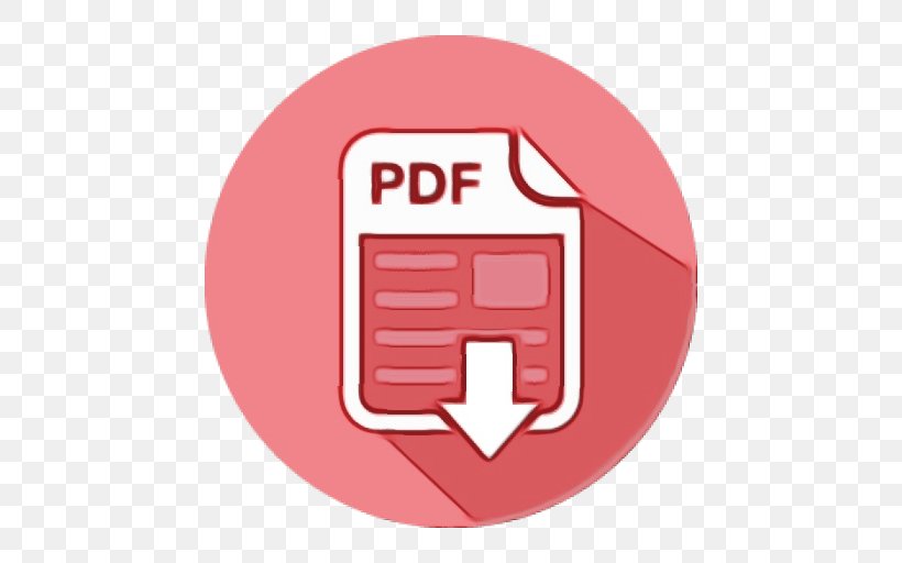 Pdf Logo, PNG, 512x512px, Watercolor, Adobe, Adobe Reader, Datasheet, Foxit Reader Download Free