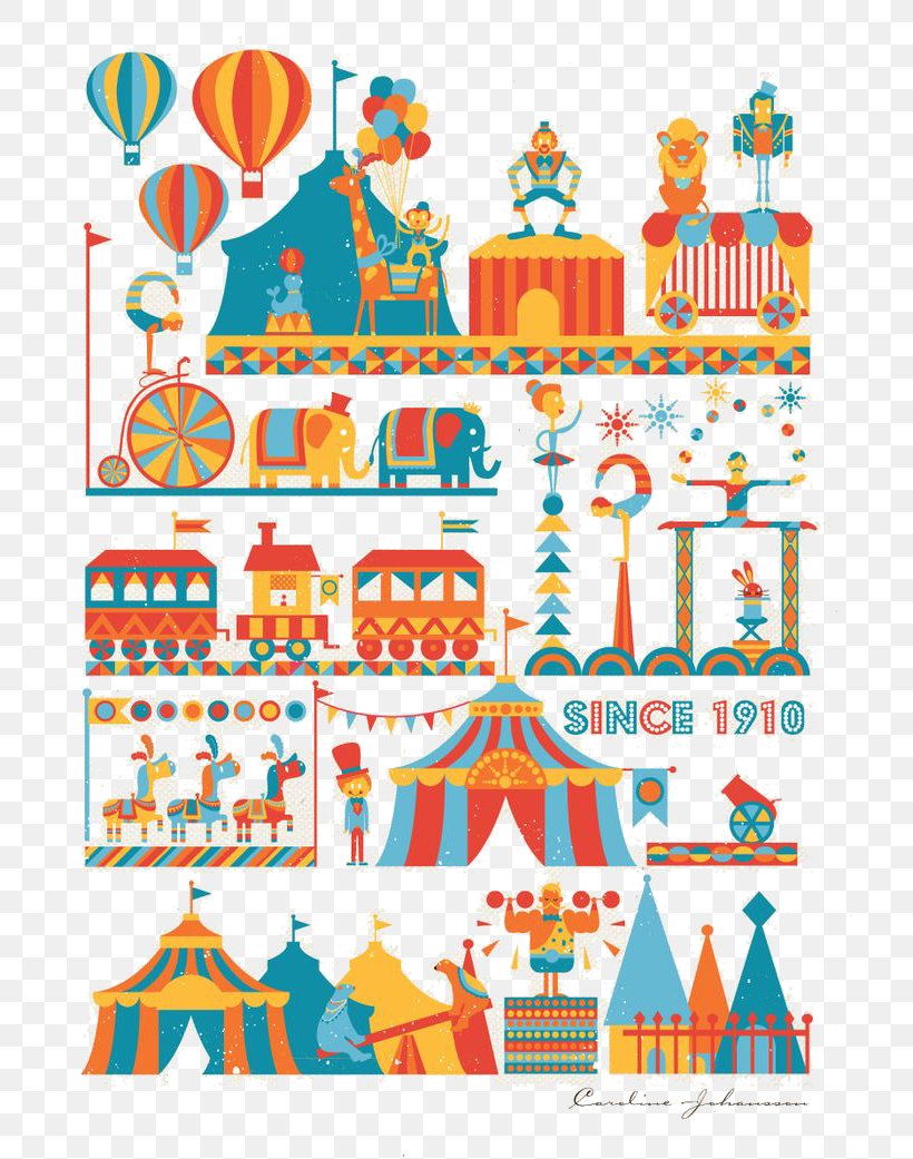 Circus Poster Illustration, PNG, 736x1041px, Circus, Area, Art, Drawing, Flat Design Download Free