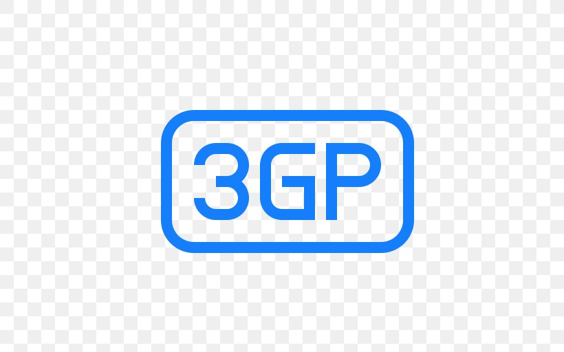 Logo 3GP, PNG, 512x512px, Logo, Area, Blue, Brand, Document File Format Download Free
