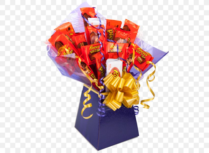 Reese's Peanut Butter Cups Reese's Pieces Kinder Chocolate Kinder Bueno, PNG, 584x600px, Peanut Butter Cup, Candy, Chocolate, Flower Bouquet, Food Gift Baskets Download Free