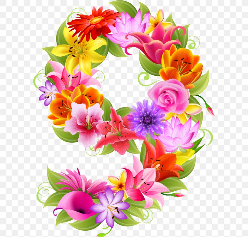 Flower Number Decoupage Clip Art, PNG, 602x783px, Flower, Annual Plant, Cut Flowers, Dahlia, Decoupage Download Free