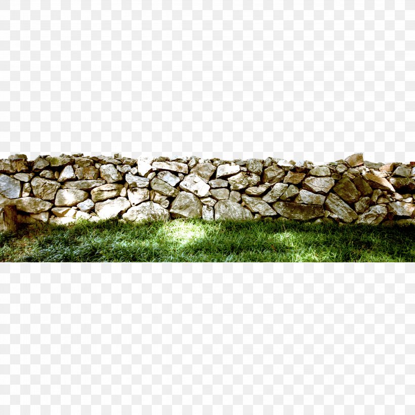 The Stone Walls And Lawn, PNG, 4368x4368px, Stone Wall, Dry Stone, Fence, Flooring, Garden Download Free
