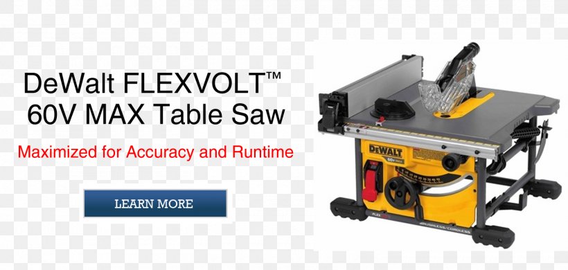 Table Saws Tool DeWalt, PNG, 1520x724px, Table, Angle Grinder, Circular Saw, Cordless, Cutting Download Free