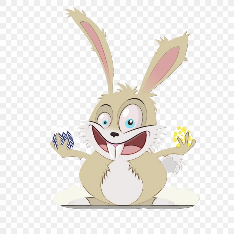 Easter Bunny, PNG, 1200x1200px, Watercolor, Animal, Animation, Cartoon, Easter Download Free