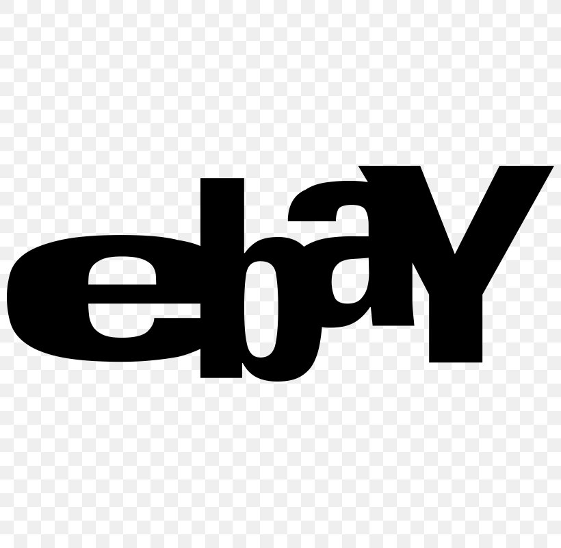 Logo EBay Stock Photography, PNG, 800x800px, Logo, Area, Black, Black And White, Brand Download Free
