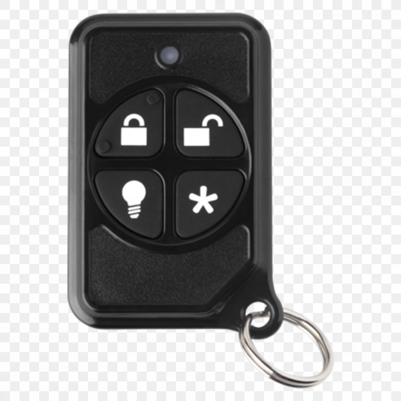 Security Alarms & Systems Remote Controls Alarm Device Fob, PNG, 1000x1000px, Security Alarms Systems, Alarm Device, Alarm Monitoring Center, Electronics Accessory, Fob Download Free