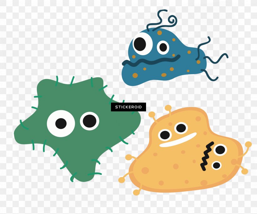 Clip Art Bacteria Germ Theory Of Disease Microorganism, PNG, 2636x2194px, Bacteria, Antibiotics, Cartoon, Germ Theory Of Disease, Human Microbiota Download Free