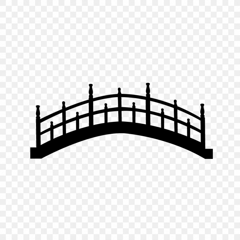 Silhouette Bridge, PNG, 1299x1299px, Silhouette, Black And White, Bridge, Computer Font, Data Download Free