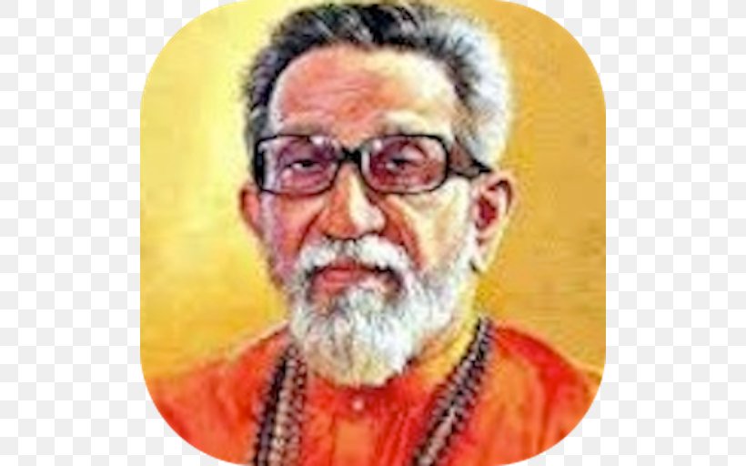 Bal Thackeray Maharashtra Shiv Sena Marathi Desktop Wallpaper, PNG,  512x512px, Bal Thackeray, App Store, Beard, Chin,