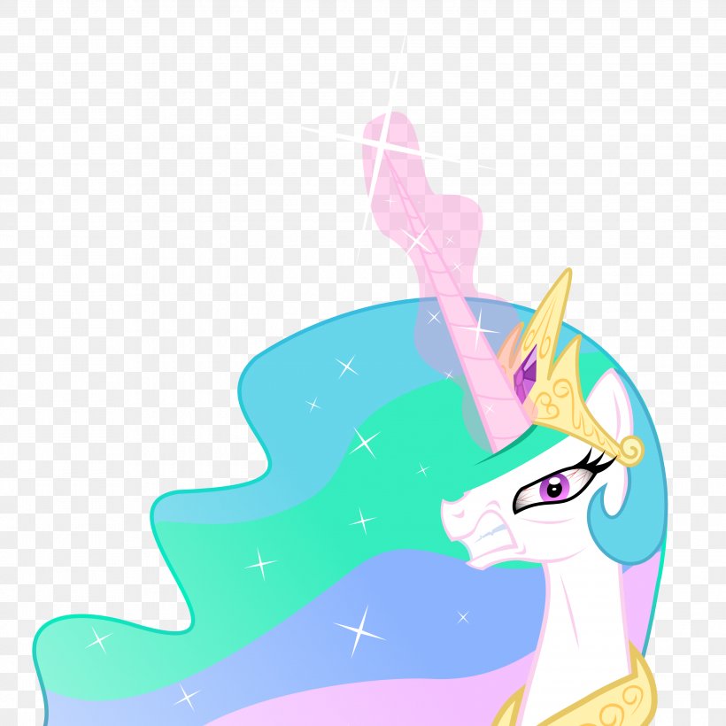 Princess Celestia Clip Art, PNG, 3000x3000px, Princess Celestia, Anger, Art, Attribution, Cartoon Download Free