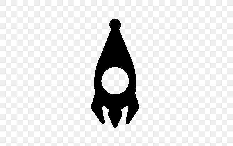 Rocket Spacecraft Outer Space, PNG, 512x512px, Rocket, Black, Black And White, Logo, Outer Space Download Free