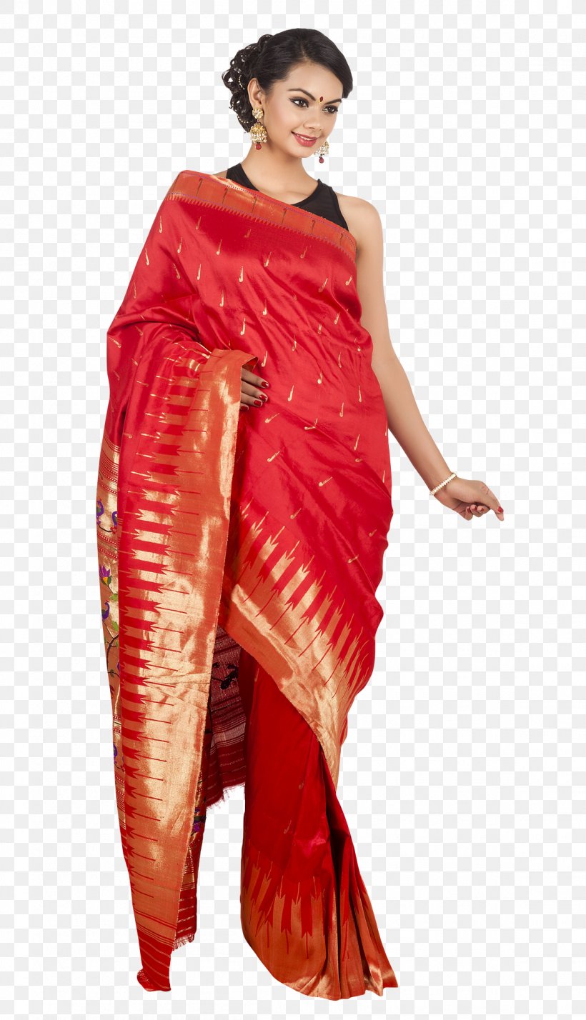 Wedding Sari, PNG, 1150x2004px, Watercolor, Cartoon, Flower, Frame, Heart  Download Free