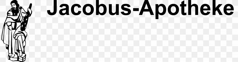 Jacobus-Apotheke Logo Mammal Font, PNG, 5906x1552px, Logo, Arm, Black, Black And White, Brand Download Free