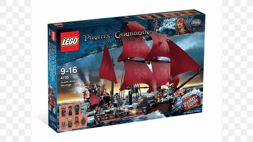 LEGO 4195 Queen Anne's Revenge Lego Pirates Of The Caribbean: The Video Game, PNG, 1920x1080px, Pirates Of The Caribbean, Anne Queen Of Great Britain, Black Pearl, Brand, Lego Download Free