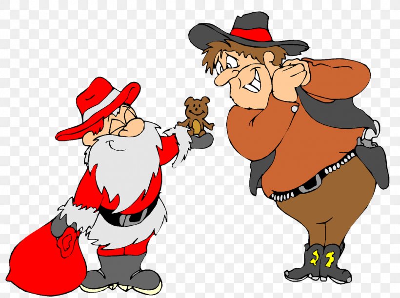 Santa Claus Cowboy Clip Art, PNG, 1073x800px, Santa Claus, Art, Boot, Cartoon, Christmas Download Free