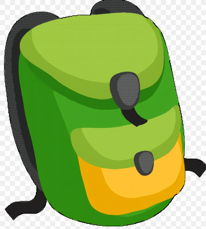 Backpack Cartoon, PNG, 1288x1432px, Green, Backpack, Bag, Luggage And Bags, Yellow Download Free