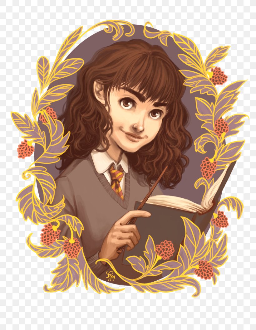 Hermione Granger Harry Potter And The Philosopher's Stone Book Ron Weasley, PNG, 800x1058px, Watercolor, Cartoon, Flower, Frame, Heart Download Free