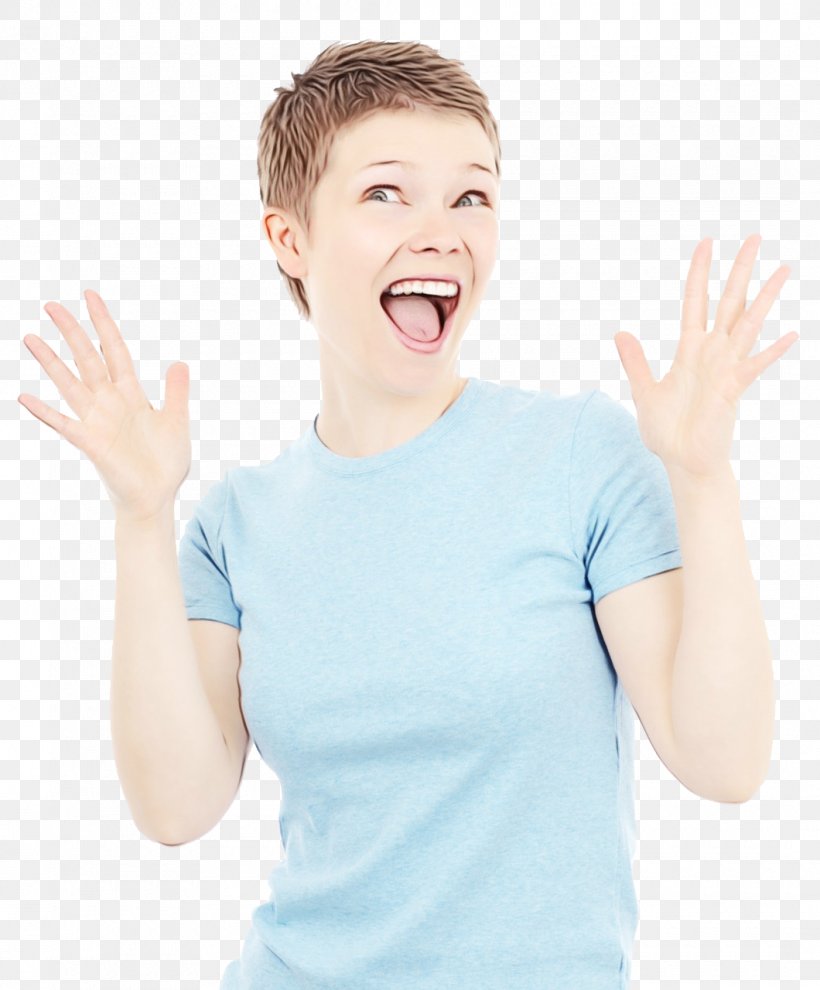 Woman Happy, PNG, 1060x1280px, Tshirt, Arm, Cheering, Ear, Education Download Free