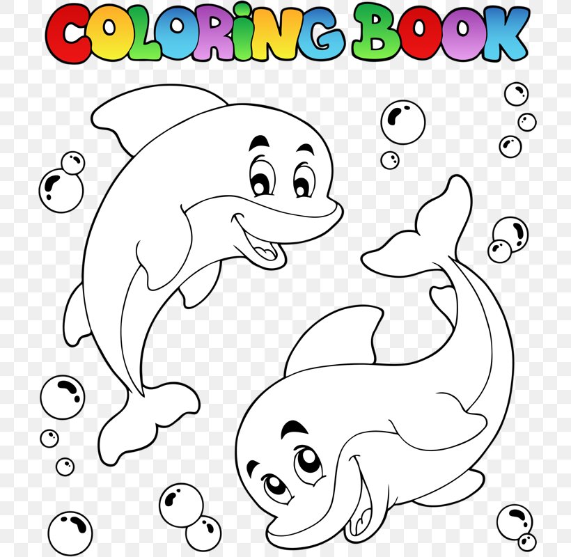 Dolphin Black And White Clip Art, PNG, 722x800px, Watercolor, Cartoon, Flower, Frame, Heart Download Free