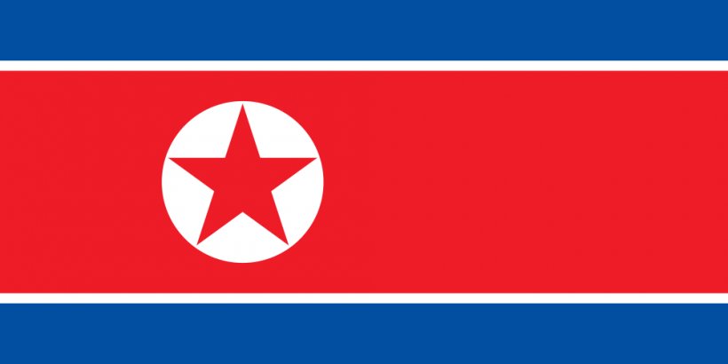 Flag Of North Korea United States Korean War, PNG, 1000x500px, North Korea, Area, Brand, Country, Flag Download Free