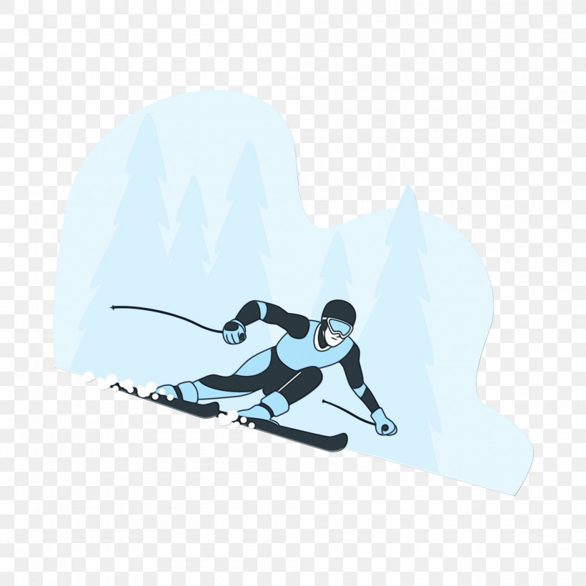 Ski Binding Personal Protective Equipment Skiing Ski Headgear, PNG, 2000x2000px, Winter, Cartoon, Headgear, Microsoft Azure, Paint Download Free