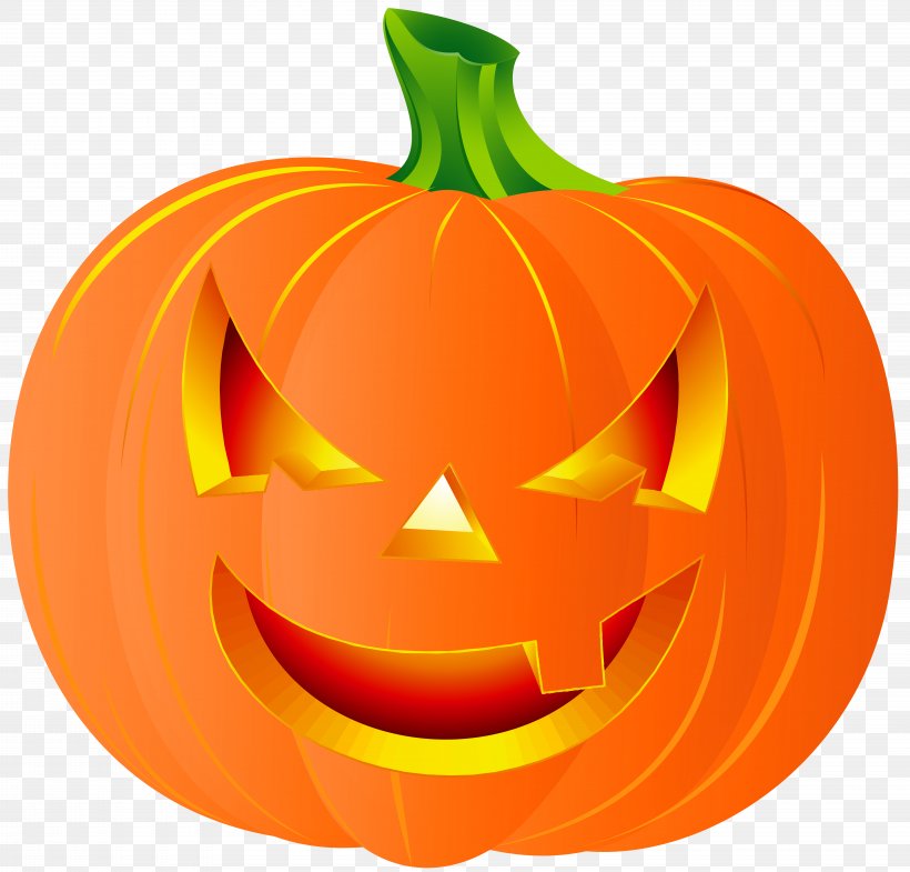 Jack-o'-lantern Pumpkin Halloween Clip Art, PNG, 8000x7662px, Cucurbita Maxima, Calabaza, Clip Art, Cucurbita, Food Download Free