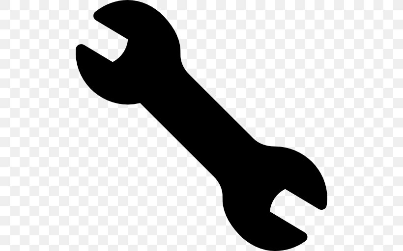 Thumb Black And White Silhouette, PNG, 512x512px, Tool, Adjustable Spanner, Arm, Black And White, Finger Download Free