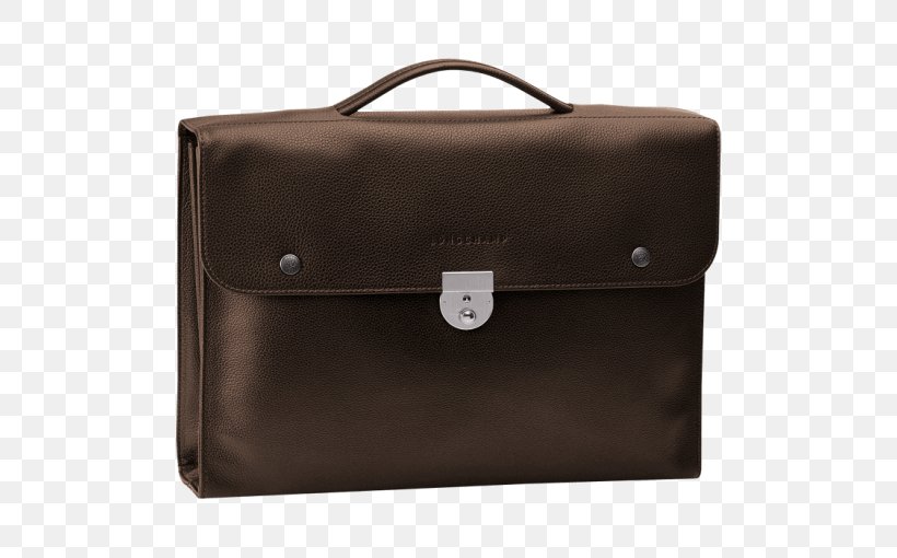 Briefcase Leather Longchamp Handbag, PNG, 510x510px, Briefcase, Backpack, Bag, Baggage, Brown Download Free