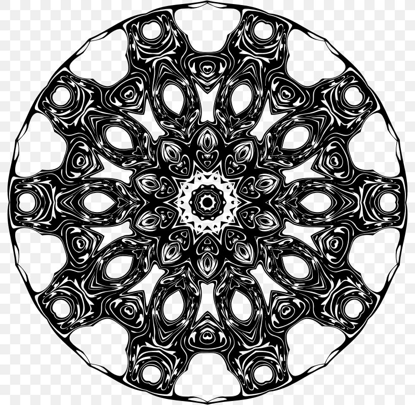 Pattern, PNG, 792x800px, Black And White Kaleidoscope, Black And White, Drawing, Monochrome, Monochrome Photography Download Free