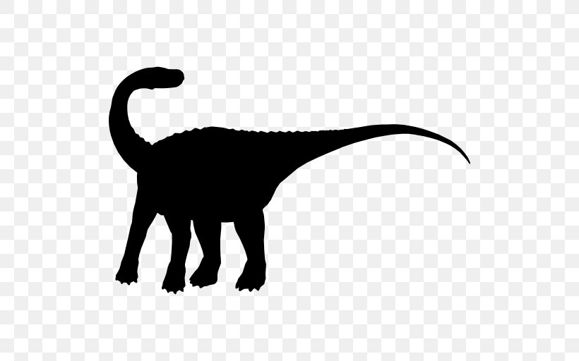 Dinosaur Shapes Magyarosaurus Brachiosaurus Daspletosaurus, PNG, 512x512px, Dinosaur, Animal Figure, Black, Black And White, Brachiosaurus Download Free